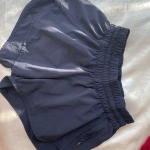lululemon navy tracker shorts